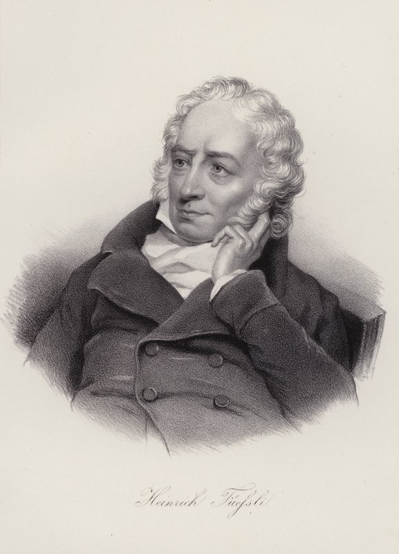 Henry Fuseli , švýcarský malíř (rytina) od Swiss School