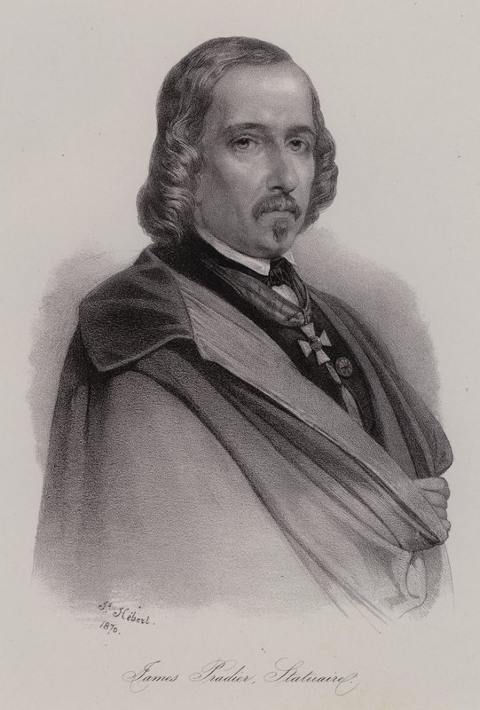 James Pradier, švýcarský narozený francouzský sochař (rytina) od Swiss School