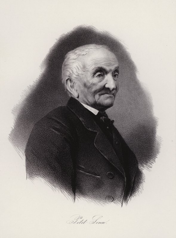 Jean Antoine Petit-Senn, švýcarský básník (rytina) od Swiss School
