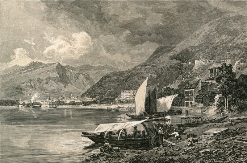Locarno u jezera Maggiore od Swiss School