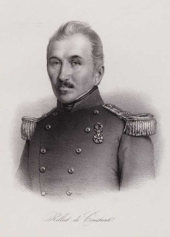 Louis Rilliet of Constant, poručík francouzské armády a politik Švýcarska (rytina) od Swiss School