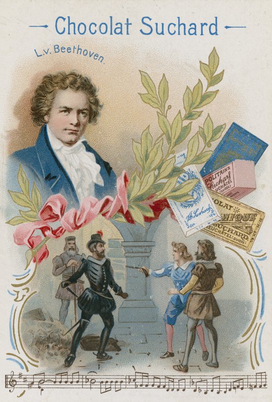 Ludwig van Beethoven , německý skladatel a klavírista od Swiss School