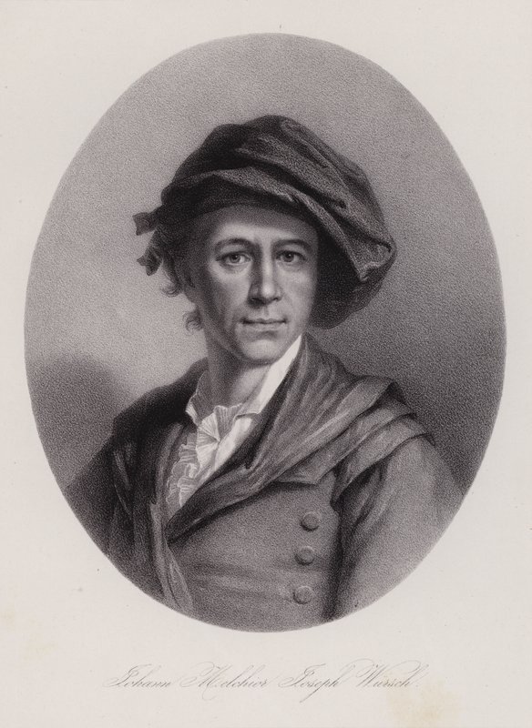 Melchior Wyrsch , švýcarský umělec (rytina) od Swiss School
