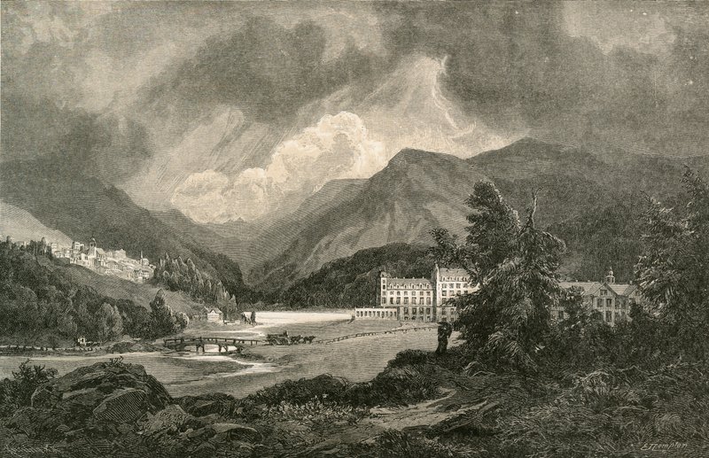 Svatý Mořic v Engadinu od Swiss School