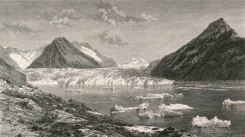 Aletschský ledovec a jezero Marjelen od Swiss School