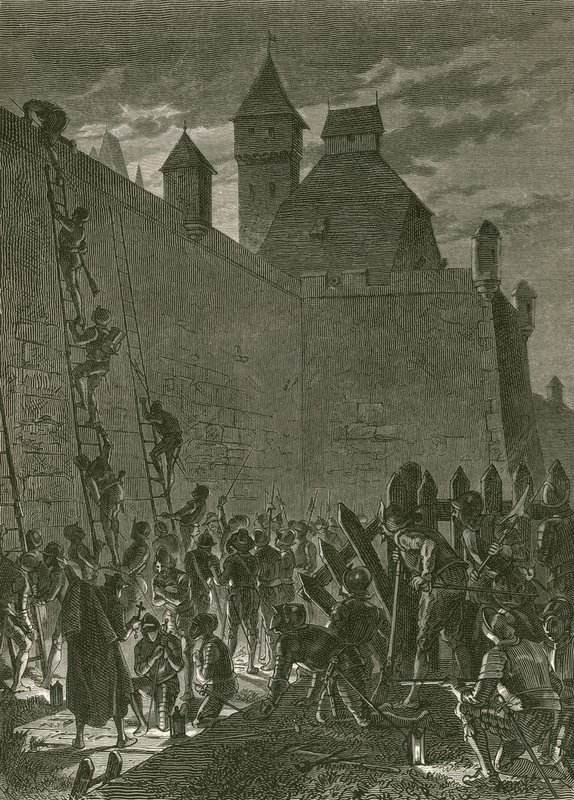 Escalade-Ženeva, 1602 od Swiss School
