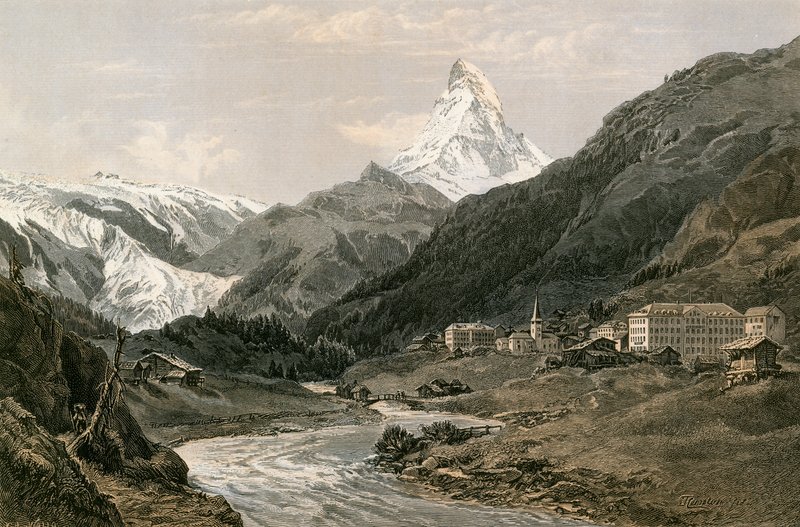 Zermatt a Matterhorn od Swiss School