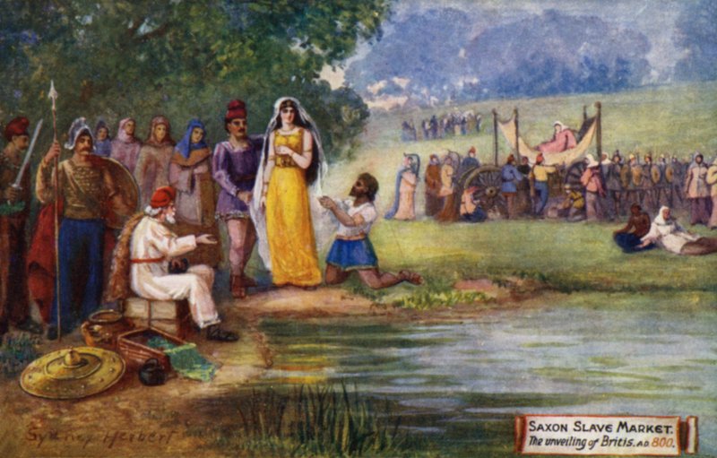 Saský trh otroků, odhalení Britů, AND 800 od Sydney Herbert
