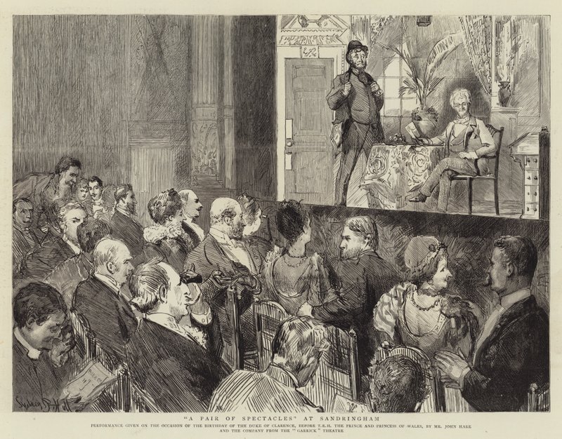 Pár brýlí v Sandringhamu od Sydney Prior Hall