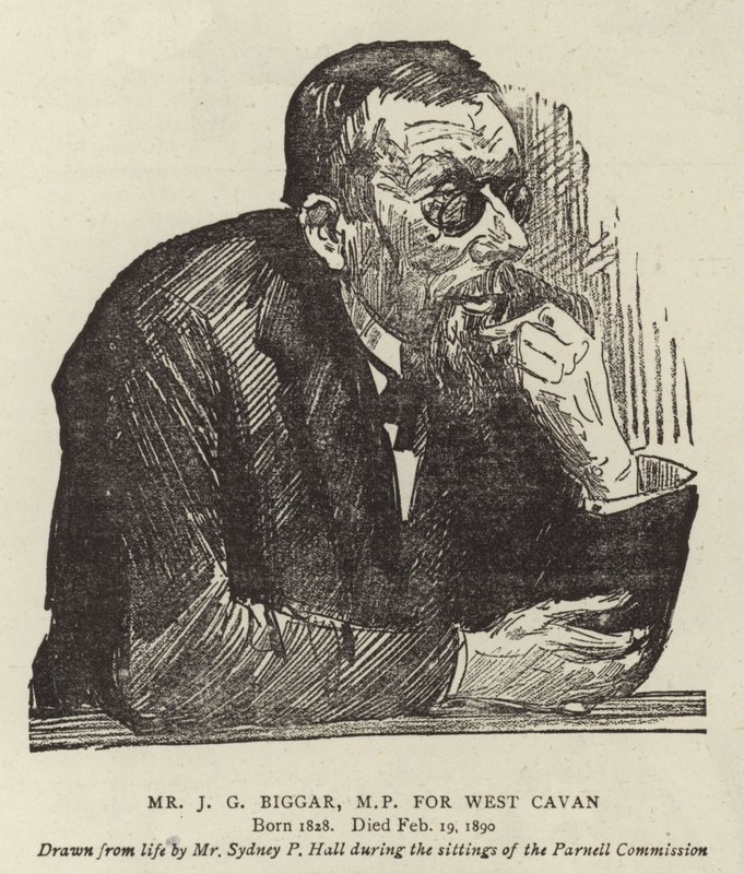 Pan J. G. Biggar, poslanec za West Cavan od Sydney Prior Hall