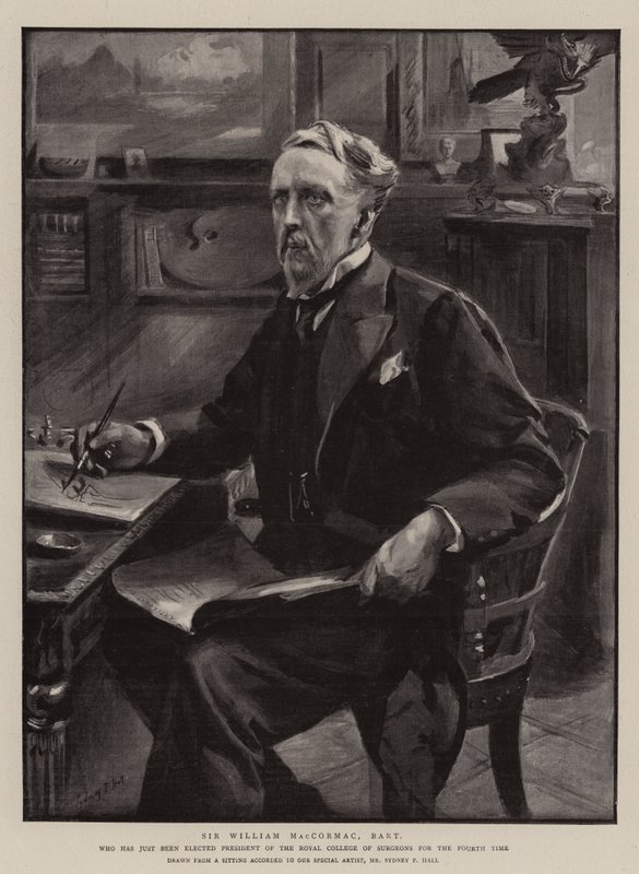 Sir William MacCormac, Baronet od Sydney Prior Hall