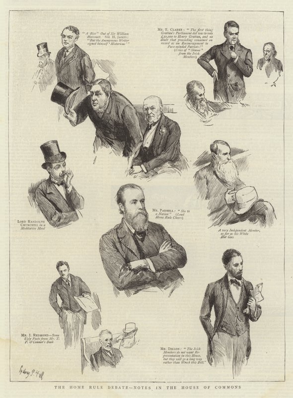 Debata o domácím řádu, poznámky v Dolní sněmovně od Sydney Prior Hall