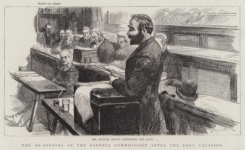 Znovuotevření Parnell Commission po dlouhých prázdninách od Sydney Prior Hall