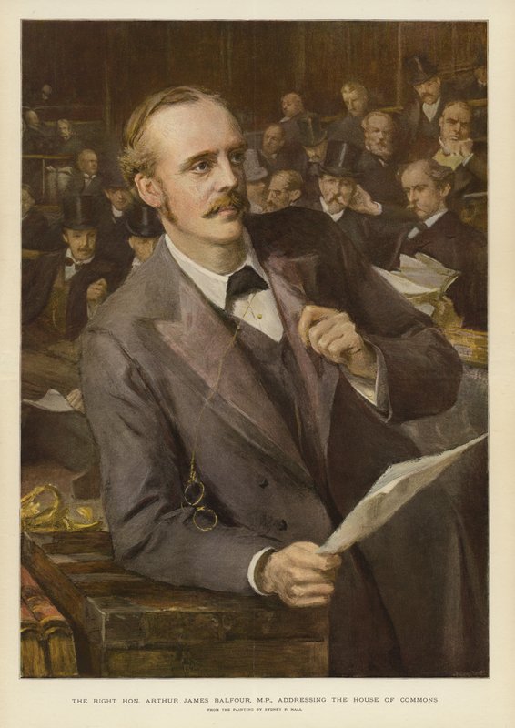 Správný ctihodný Arthur James Balfour od Sydney Prior Hall
