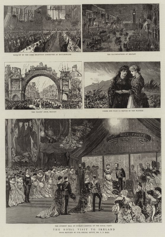 Královská návštěva Irska od Sydney Prior Hall