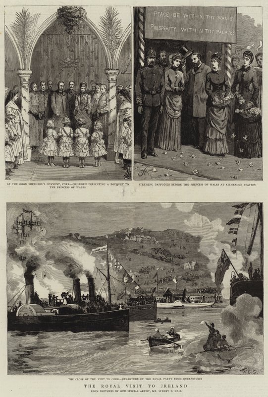 Královská návštěva Irska od Sydney Prior Hall