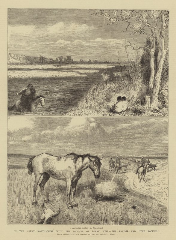 Na Velký severozápad s markýzem z Lorne, XVII., Prairie a Skalisté hory od Sydney Prior Hall