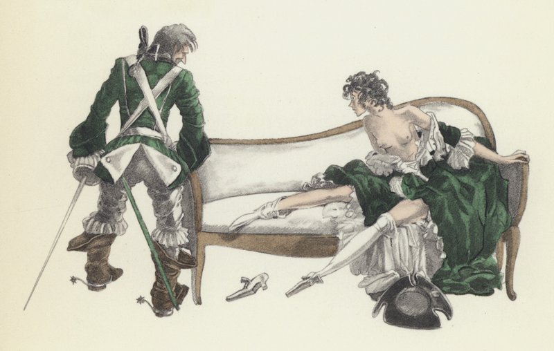 Ilustrace k Voltairovu Candide od Sylvain Sauvage