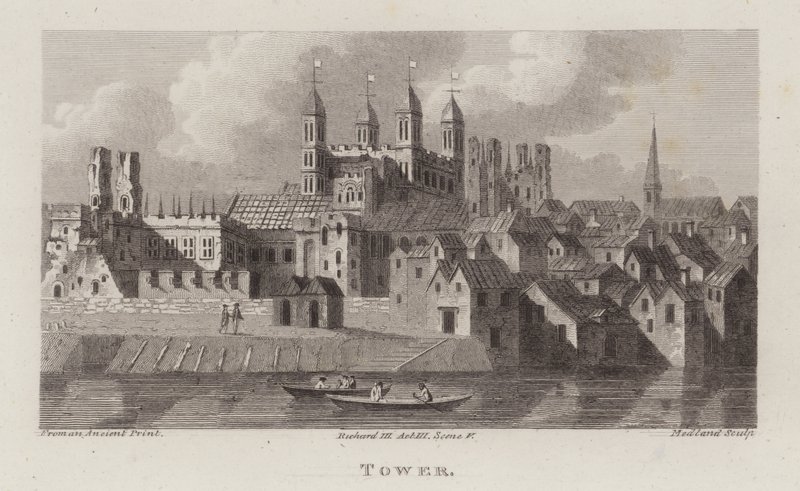 Tower of London (rytina) od T. Medland