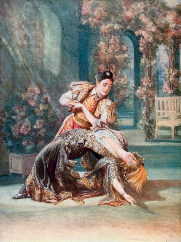Veselá vdova: Danilo a Sonia od Talbot Hughes