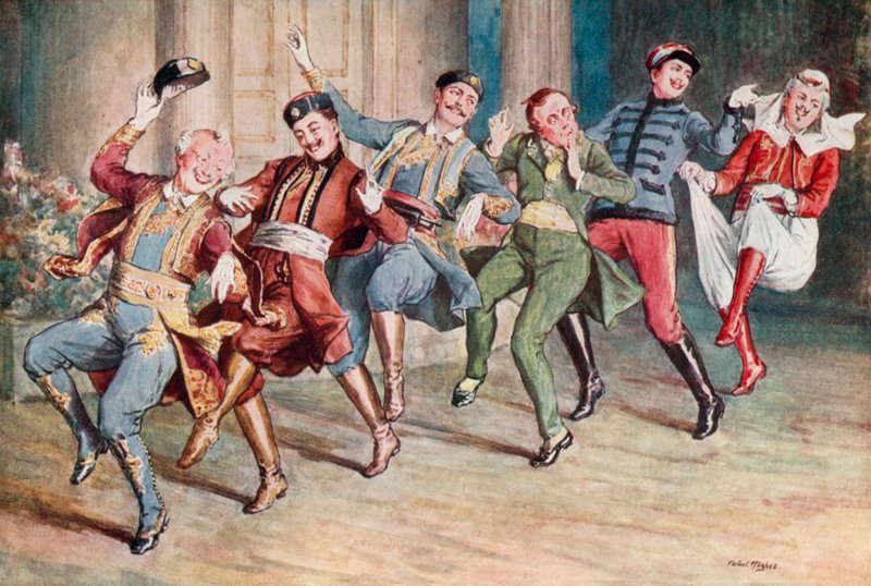 Veselá vdova: "Ženy! Jak je získat" od Talbot Hughes
