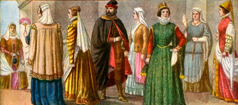 Italské šaty ze 16. století od Tancredi Scarpelli