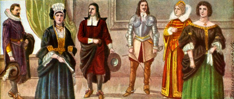 Italské šaty ze 17. století od Tancredi Scarpelli