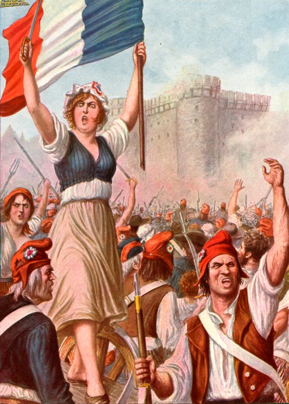 Francouzská revoluce – dobytí Bastily od Tancredi Scarpelli