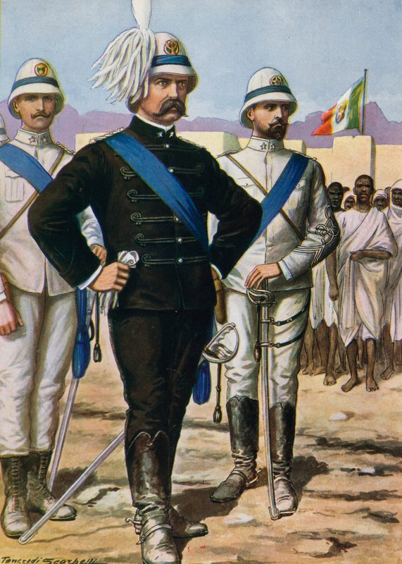 Generál Antonio Baldissera, obnovitel italské prestiže v Eritreji od Tancredi Scarpelli