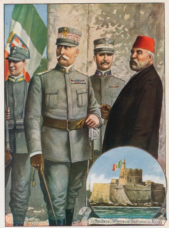 Generál Giovanni Ameglio, dobyvatel Rodi od Tancredi Scarpelli