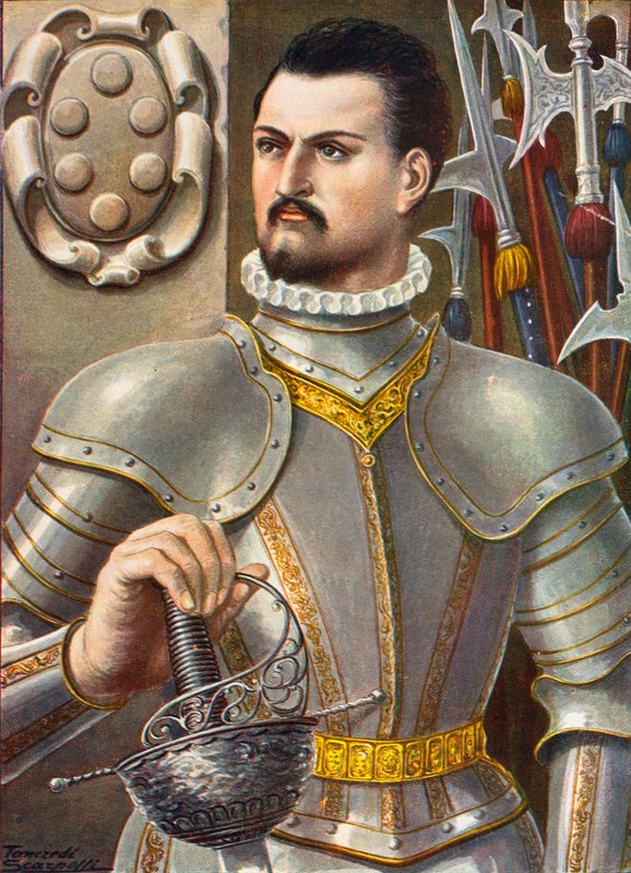 Giovanni de Medici také známý jako Bande Nere od Tancredi Scarpelli