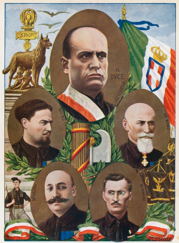 Il Duce a Quadrumvirát od Tancredi Scarpelli