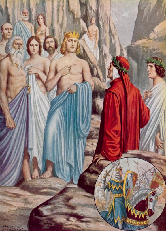 Ilustrace k Danteho Božské komedii od Tancredi Scarpelli