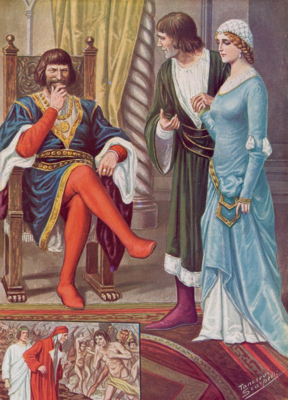 Ilustrace k Dantově Božské komedii od Tancredi Scarpelli