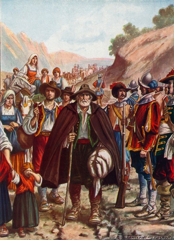 Marechal la Feuillade poskytl čtyři hodiny občanům, kteří chtěli opustit město od Tancredi Scarpelli