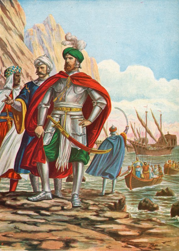 Mustafa přistál na ostrově Kypr v roce 1570 od Tancredi Scarpelli