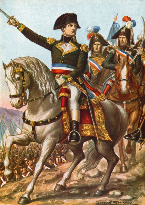Napoleon v prvním italském tažení, 1796 od Tancredi Scarpelli