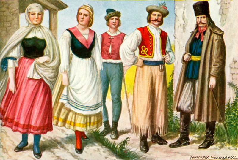 Uherští rolníci od Tancredi Scarpelli