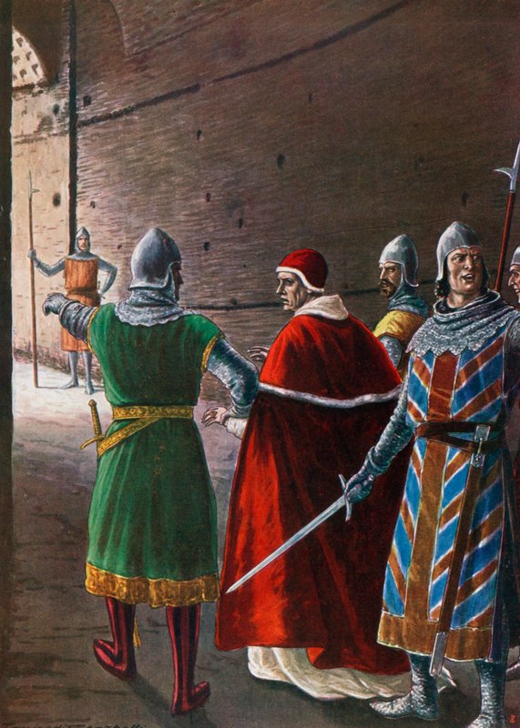 Papež Jan XIII dočasně vyhnán v roce 965 od Tancredi Scarpelli