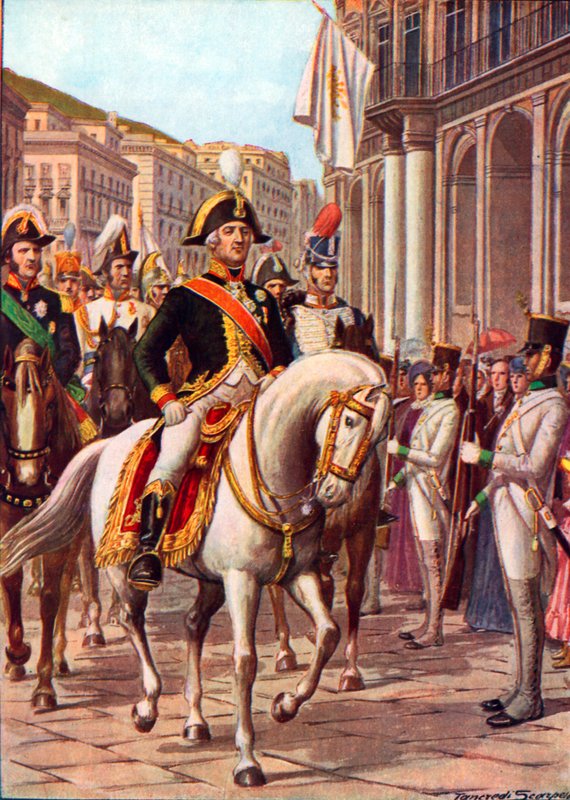 Návrat Ferdinanda IV. do Neapole od Tancredi Scarpelli