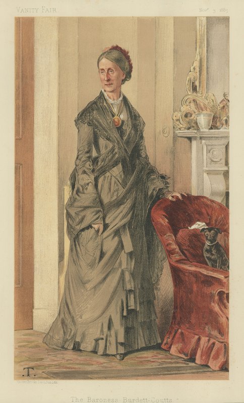 Baronka Burdett-Coutts od Theobald Chartran