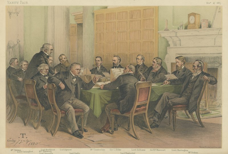 Kabinetní rada 1883 od Theobald Chartran