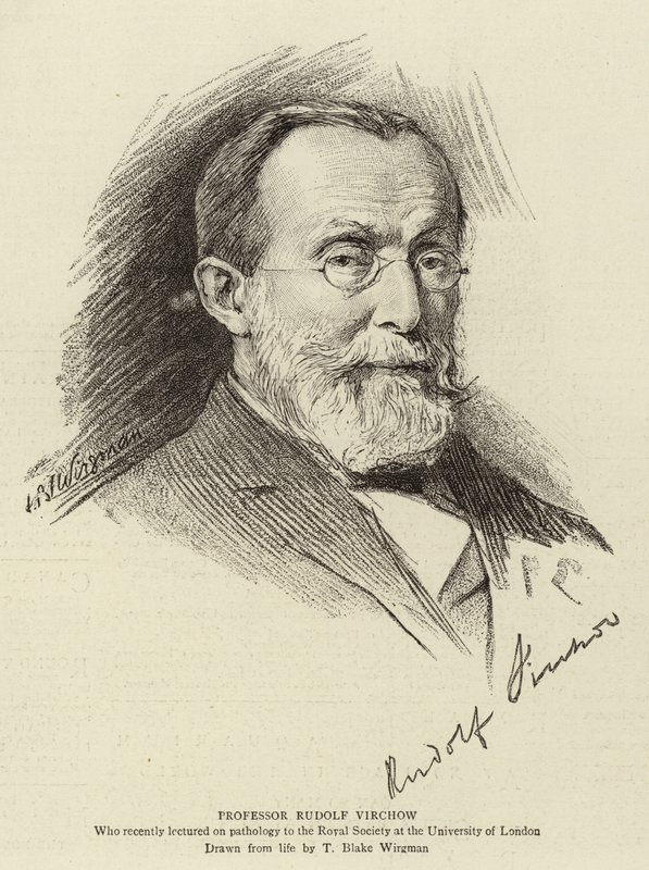 profesor Rudolf Virchow od Theodore Blake Wirgman