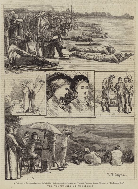 Dobrovolníci ve Wimbledonu od Theodore Blake Wirgman