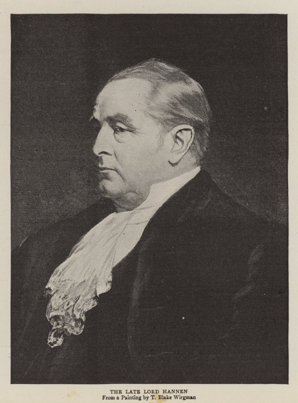 Zesnulý lord Hannen od Theodore Blake Wirgman