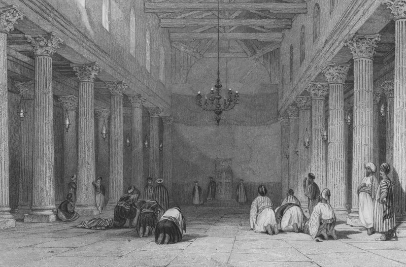 Kaple v Betlémě od Thomas Allom