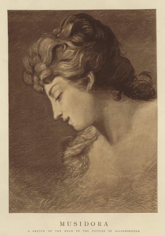Musidora od Thomas Gainsborough