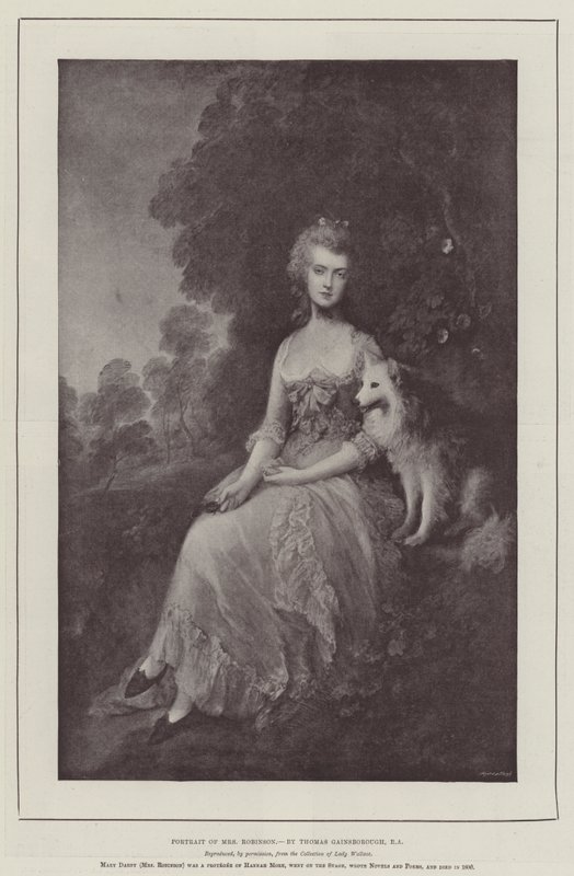 Portrét paní Robinsonové od Thomas Gainsborough