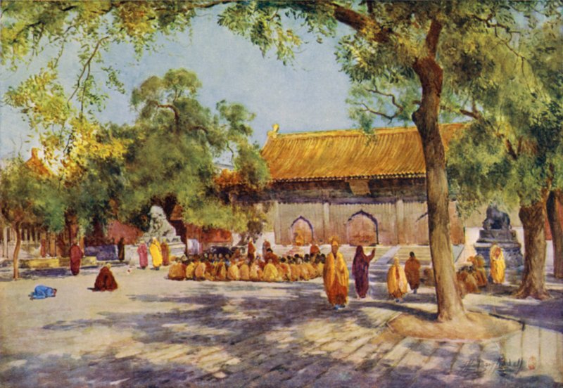 Peking, Lamův chrám od Thomas Hodgson Liddell