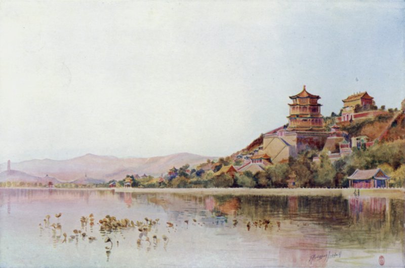 Peking, Letní palác od Thomas Hodgson Liddell